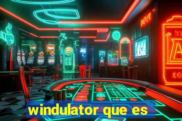 windulator que es